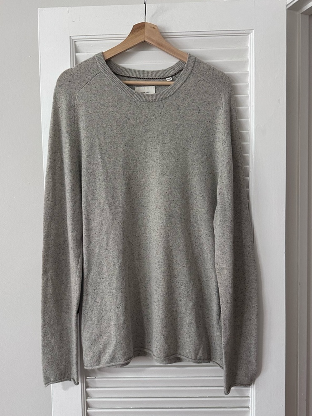 Billy Reid Heather Gray Crewneck Sweater - Size L